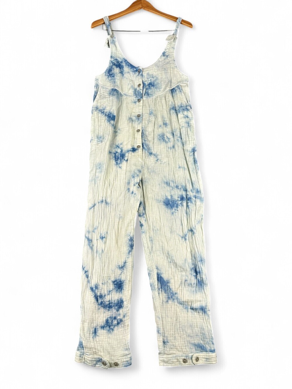 Urban Outfitters Tie-Dye Button-Front Jumpsuit Size M